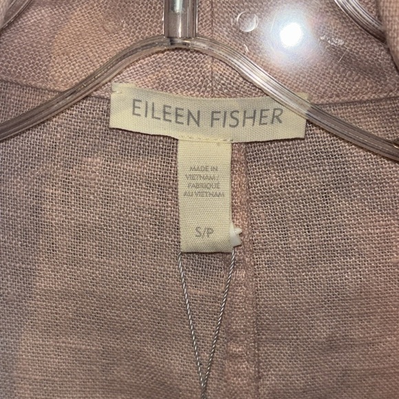 Eileen Fisher New with tag pink organic linen jacket size small - Picture 5 of 6